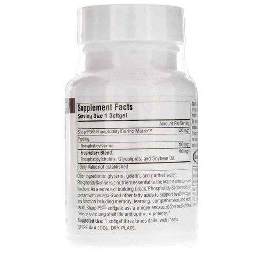 Phosphatidyl Serine Matrix 500 Mg, SNN